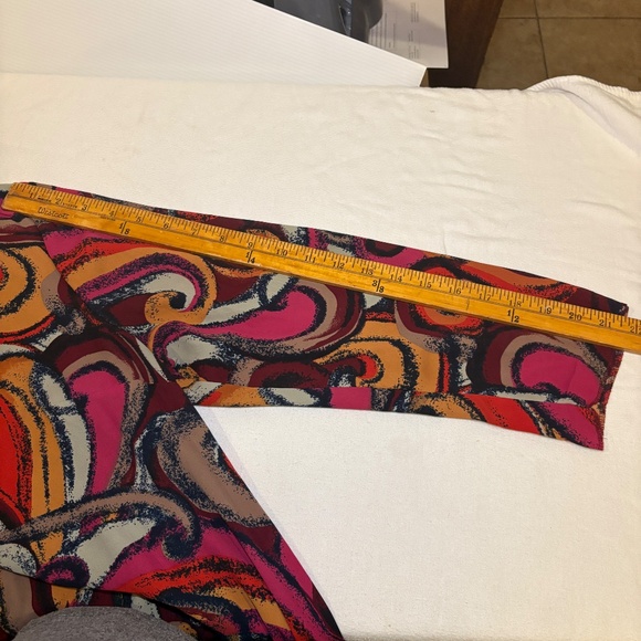 Maeve Anthropologie Womens Flavia Swirl Shift Dress Size XL Colorful Retro 70s - Picture 5 of 8